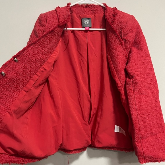 VINCE CAMUTO women’s red Blazer - Picture 2 of 6